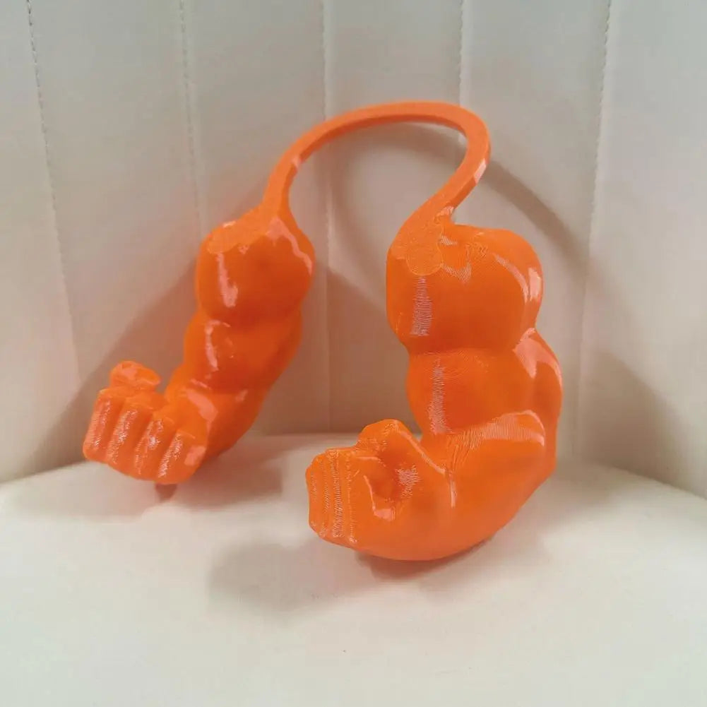 Funny Cat Neck Hanging Decor Muscle Arm Costume 3D Printed Cat Arm Prop Halloween Party Accessory for Cat Lover Gifts