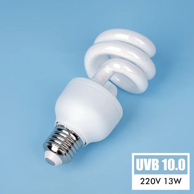 13W/26W UVB Pet Reptile Heating Lamps 5.0 10.0 Heat Lamp Energy Saving Light Turtle Lizard Snake Reptile UVB Heating Lights