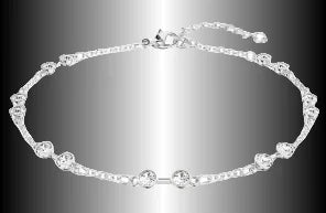 Cat accessories Austrian original jewelry pearl chain splicing bracelet flash diamond pendant elegant sweet girl exquisite gift