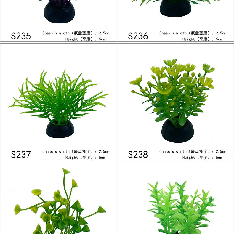 Artificial Plants Aquarium Decor Simulation Water Weeds Ornament Plant Fish Tank Landscaping Aquarium Grass Fish Tank Decoration