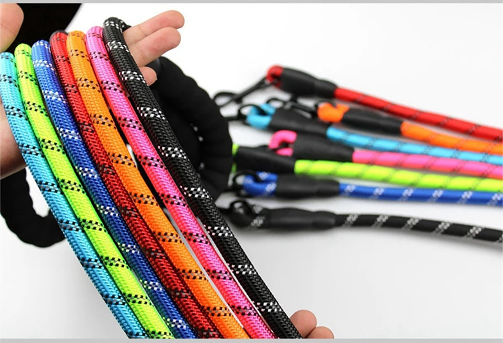 Dog Leash 120/150/200/300cm Nylon Pet Leashes Reflective Dog Leash For Medium Small  Large Dog Leashes Ropes Pet Accessories