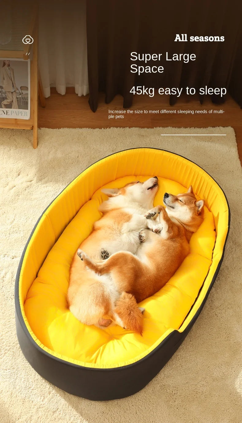 Pet Dog Bed Four Seasons Universal Big Size Extra Large Dogs House Sofa Kennel Soft Pet Dog Cat Warm Bed S-XXL Pet Accessories
