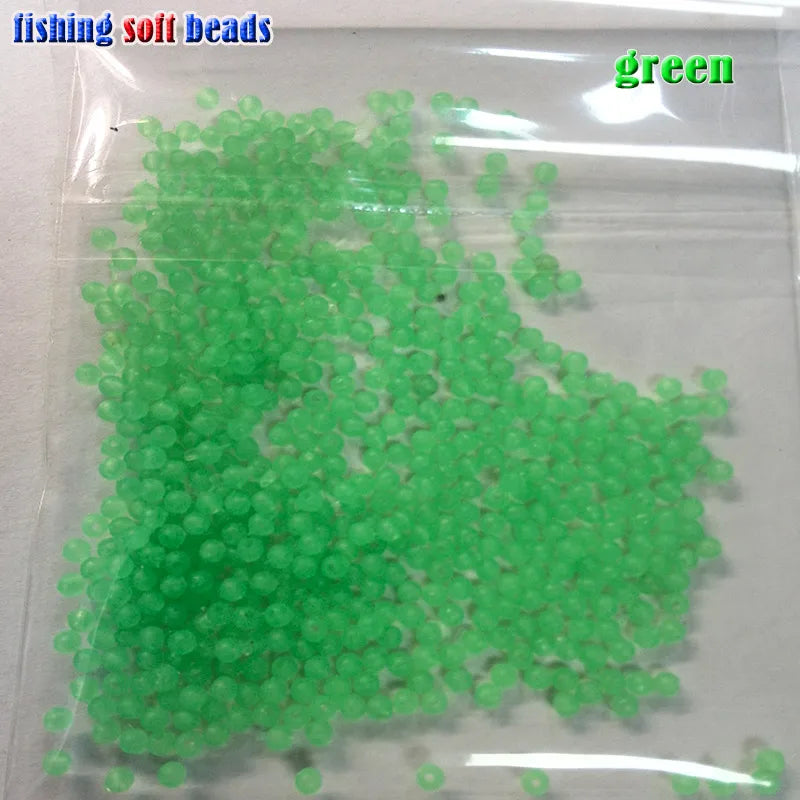 luminous small beads golw in the dark fishing beads quality  500pcs/lot