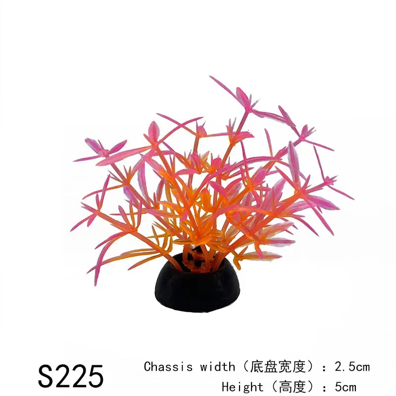 Artificial Plants Aquarium Decor Simulation Water Weeds Ornament Plant Fish Tank Landscaping Aquarium Grass Fish Tank Decoration