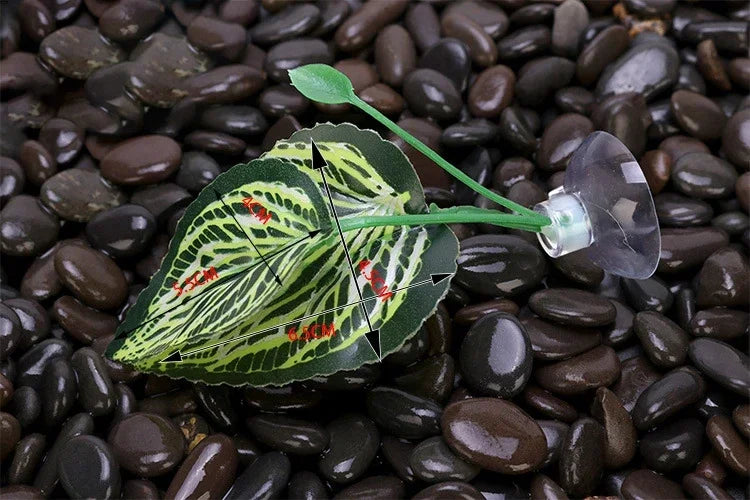 1pcs Fish Tank Artificial Leaf Fish Rest Bed Decor Aquarium Decoration Floating Bed Leaf Hammock FightingPerch Betta Spawning