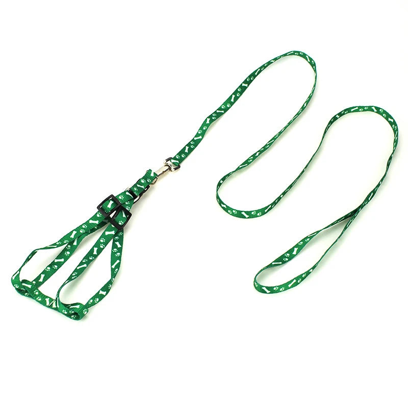 Small Dog Cat Harness Leash Adjustable Vest Collar Puppy Outdoor Walking Chihuahua Terier Schnauzer