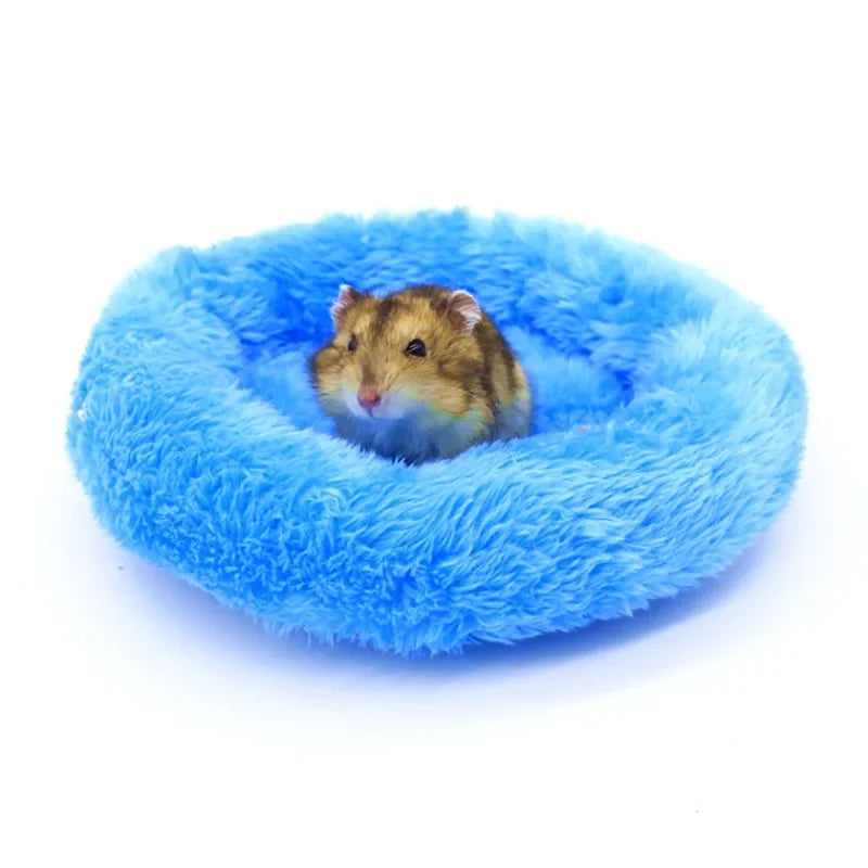 Pet Cotton Nest Hamster Warm Rabbit Winter Plush Nest Pet Warm Bed for Sugar Glider Golden Bear Squirrel Hedgehog Small Pet Nest