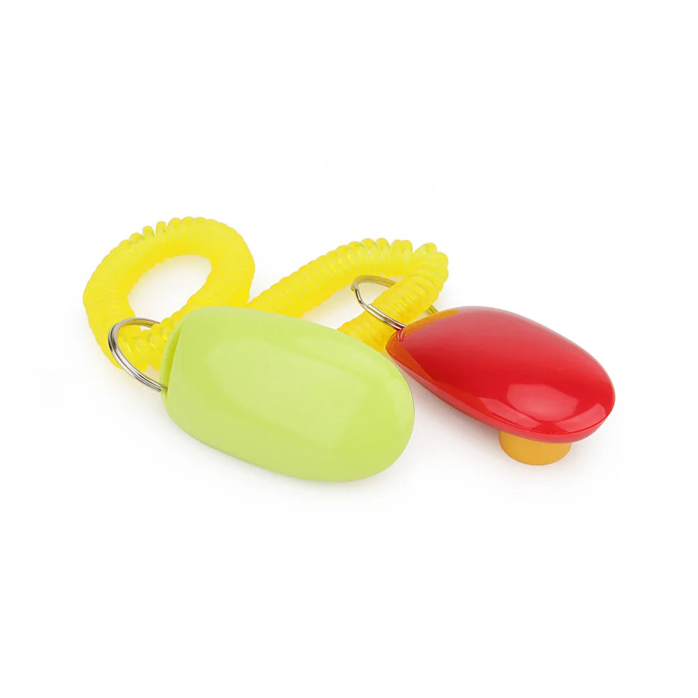 Pet Clicker Toys Dog Tranining Clicker Obedience Key Chain Accessories Cat Training Trainer