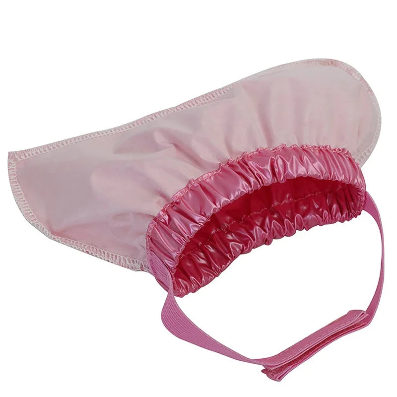 Bath Shower Cap for cat Double Waterproof Layers Bathing Shower Dog shower cap Pet Grooming Supplies Dog Cat Caps
