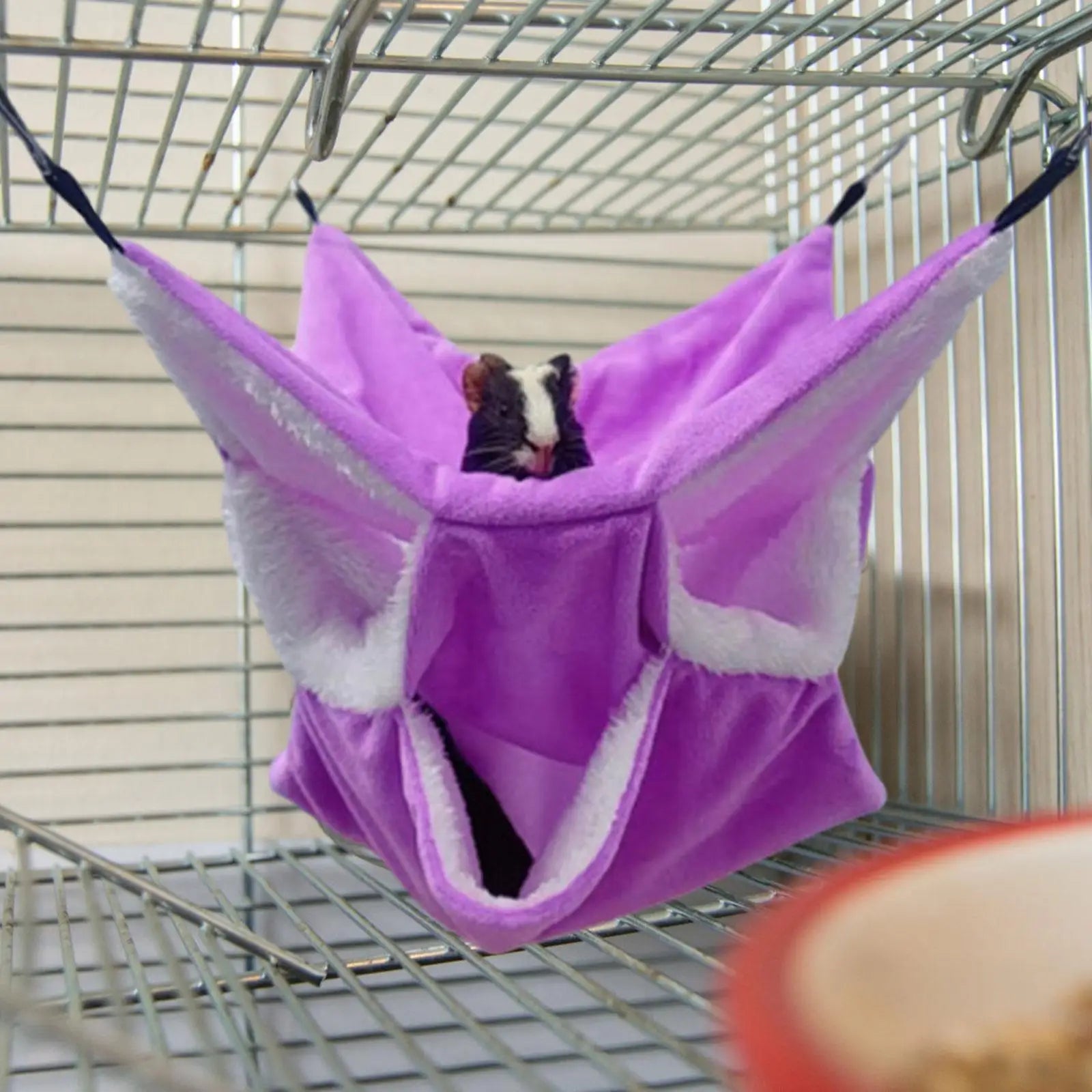 Small Pet Cage Hammock Hideout Cage Accessories Three Layer Hammock Bed Warm for Hamster Parrot Ferret Sugar Glider Squirrel