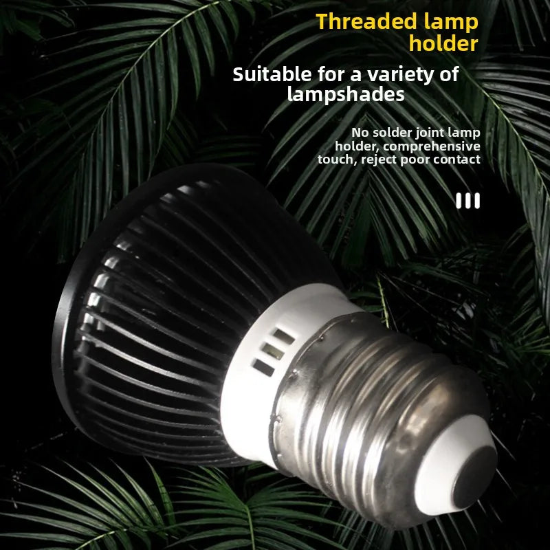 NOMOY Reptile UVB LED Basking Lamp - Full Spectrum Sun Light for Bearded Dragons & Turtles - Vitamin D3 Calcium Absorption Bulb