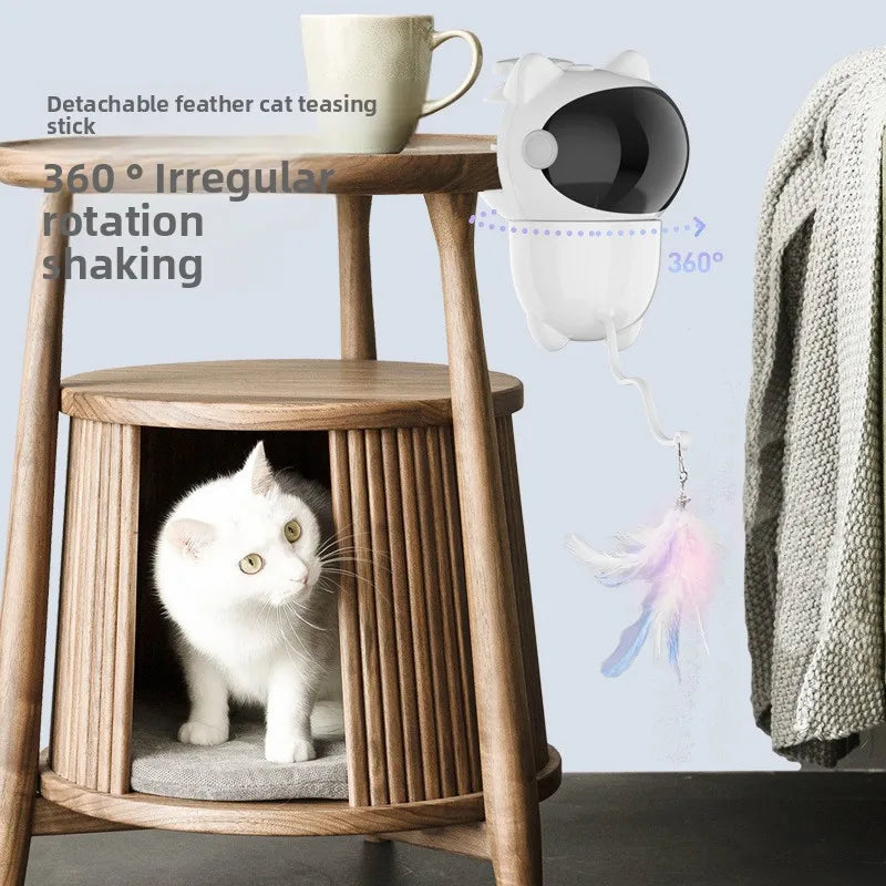 Cat Taser Automatic Infrared Laser Intelligent Interactive Feather Cat Toy Pet Products Мяч Для Собак Большой