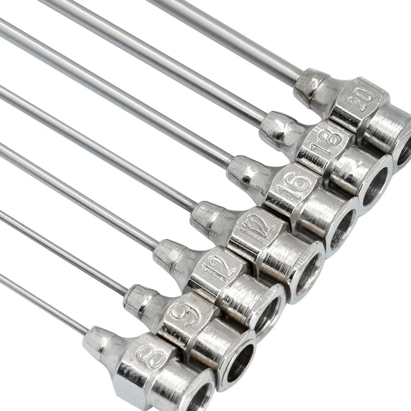 1Pcs Birds Feeding Syringe Tube Nozzle Rats and Mice/Parrots/Birds/Poultry/Pets Elbow Gavage Needles Gastric lavage needle