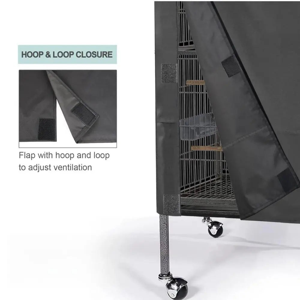 Bird Cage Cover Waterproof Dustproof Oxford Cloth Cage Cover Protective Bird Cage Supplies Two Handle Top Design Adjustable