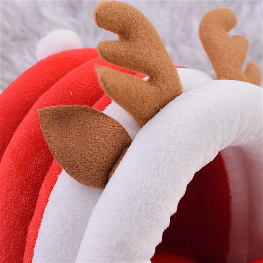Pet House Chinchilla Rat Rabbit Bed Small Pet Animal Hamster Cute Warm Cotton Nest Pet Accessories Pet Supplies Christmas Gift