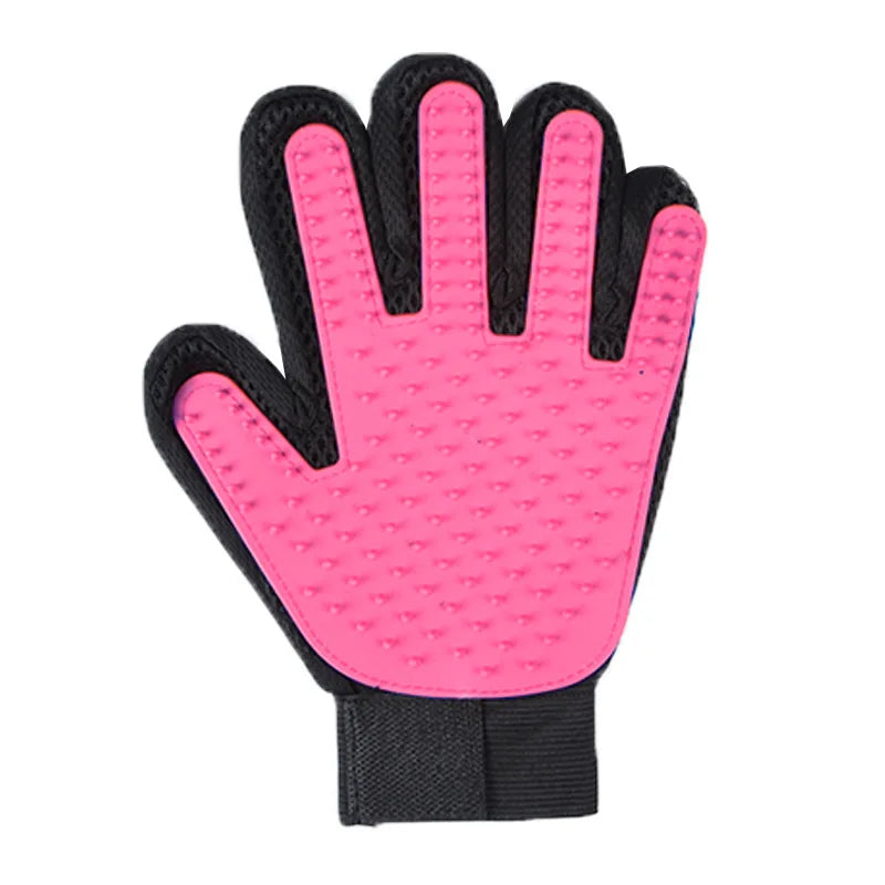 Pet Glove Cat Grooming Glove Cat Hair Deshedding Brush Gloves Dog Comb for Cats Bath Hair Remover Clean Massage Brush For Animal