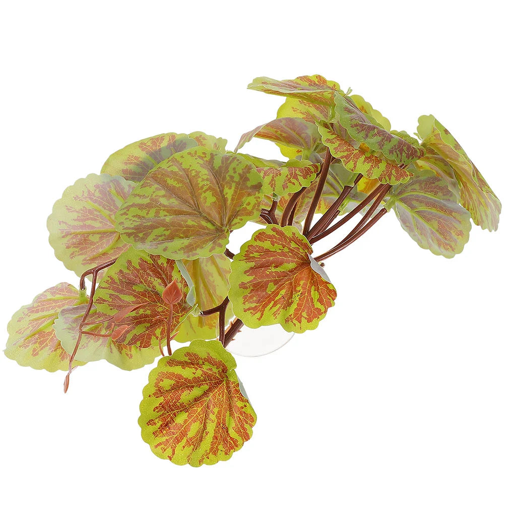Hermit Crab Plants for Tank Suction Cups Hanging Vines Fake Aquarium Reptile Climbing Decor Plastic Artificial Indoor