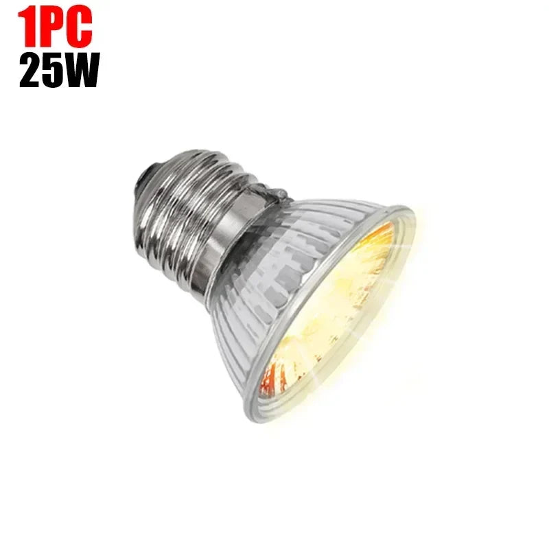 1/5PCS Reptile  Heating Lamp Bulbs 25/50/75W Pet Growth Specific Light Heating Light for Amphibian Turtle Lizard Basking Sunlamp