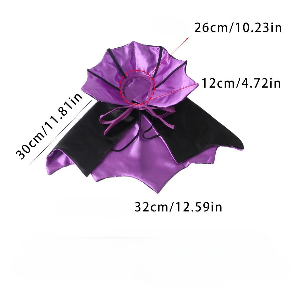 Funny Pet Dog Halloween Costume Dog Cat Costumes for Small Dogs Cosplay Vampire Cloak  Dog Cat Clothes Cloak Pet Supplies