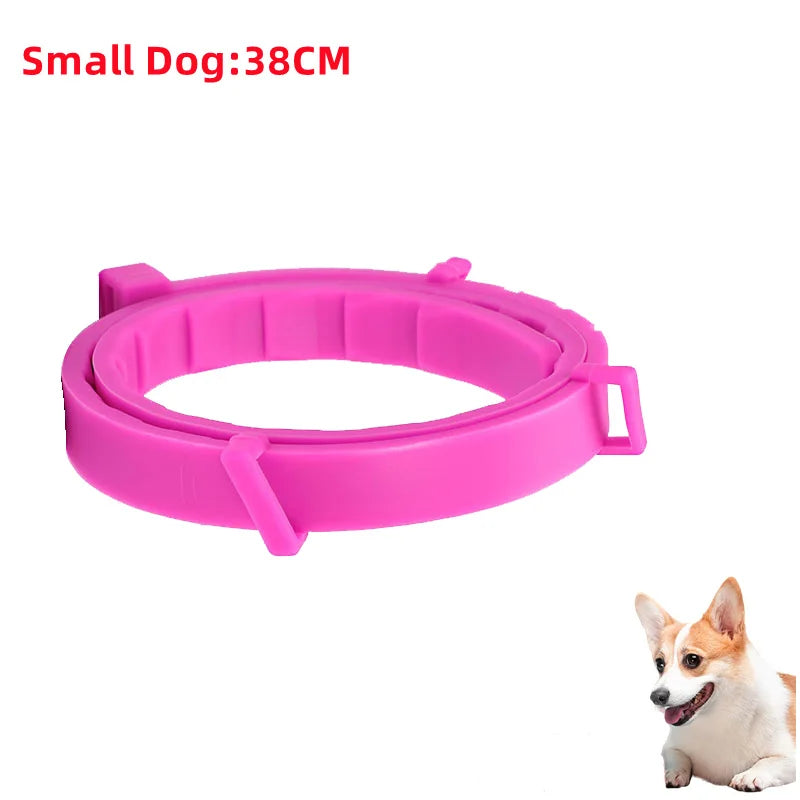 Dog Anti Flea And Ticks Cats Collar Pet 8Month Protection Retractable Pet Collars For Puppy Cat Large Dogs Accessories