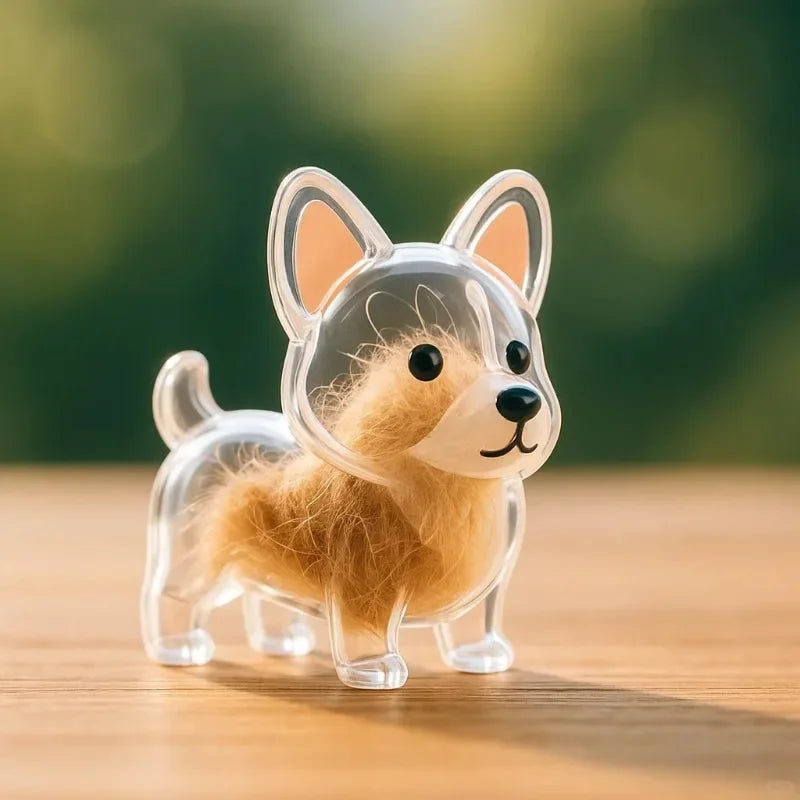 Dog Hair Collection Pendant Dog Hair Storage Box Bag Charm Pet Pendant Transparent Hair Storage Capsule Dog Souvenirs