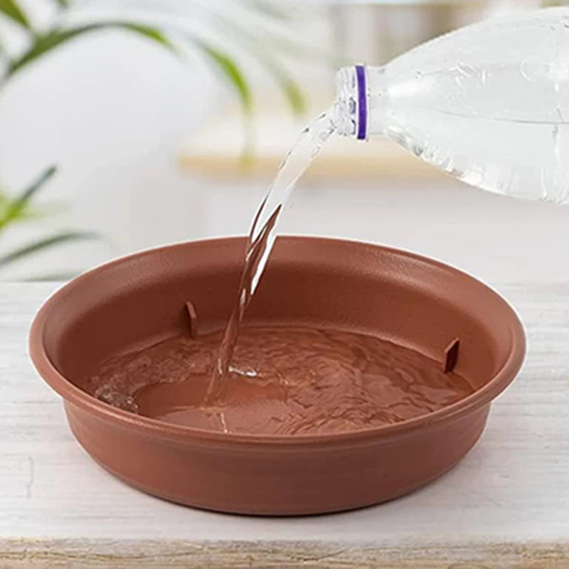 2 Layers Wall Hanging Bird Feeder Tray Bowl Tree Mounted Bird Bath Spa Include 2 Bird Trays Metal Rings Screws Attracts Birds