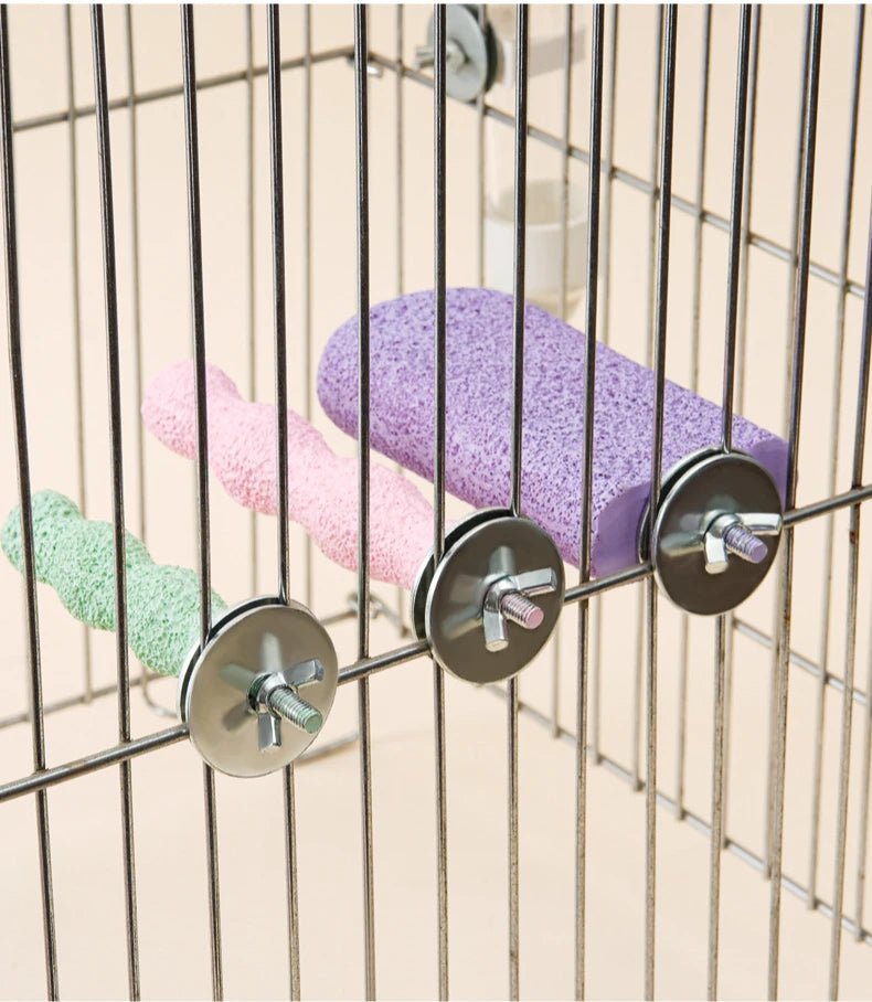Parrot Stand Bird Supplies Bird Cage Accessories Parrot Teething Stick Toy Claw Grinding Stand Scrub Stand Stick Bird Stand