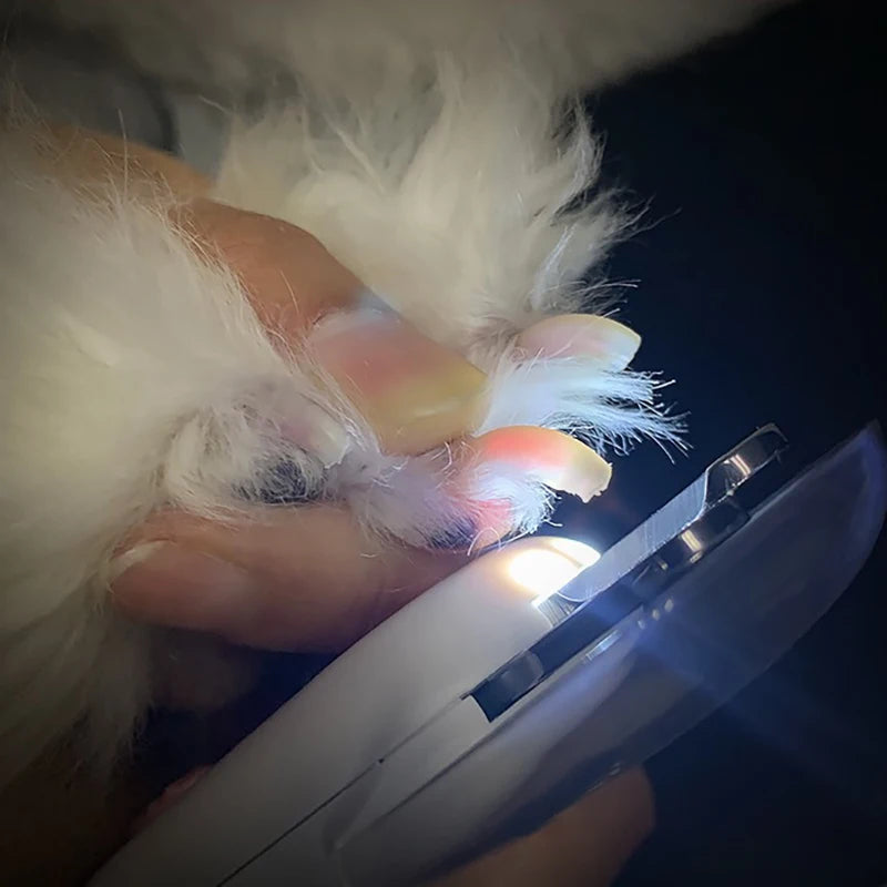 Professional Pet Nail Clipper Scissors With LED Light Cat Dog Nail Clippers Tool Scissors Nail Toeclaw Cutter Scissor Pet Supply
