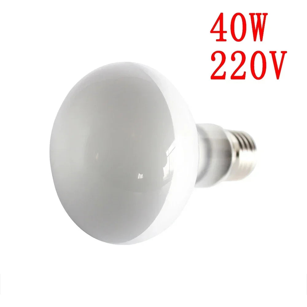 100W Reptile Heating Lamp E27 Ceramic UVB Turtle Lizard Ultraviolet Light Bulb Amphibians Terrarium Lighting Supplies