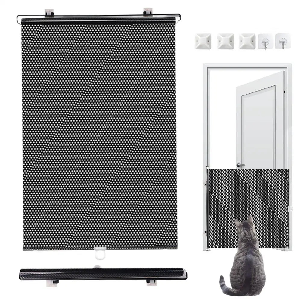 Indoor Puppy Gate Retractable Safety Pets cat Gate Portable Pet Supplies Multifunctional Animal Fence for Doorway Stairs Balcony