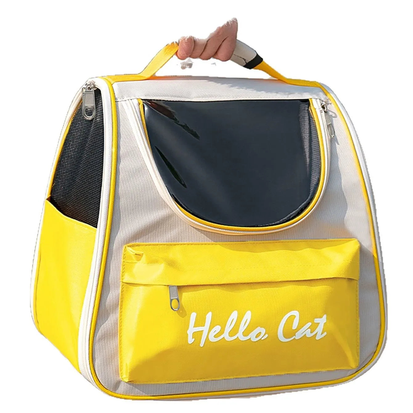 Transparent Cat Backpack Carrier, Space Capsule Pet Travel Bag for Cats & Dogs, Breathable Anti-Sunshine Large Puppy Cage