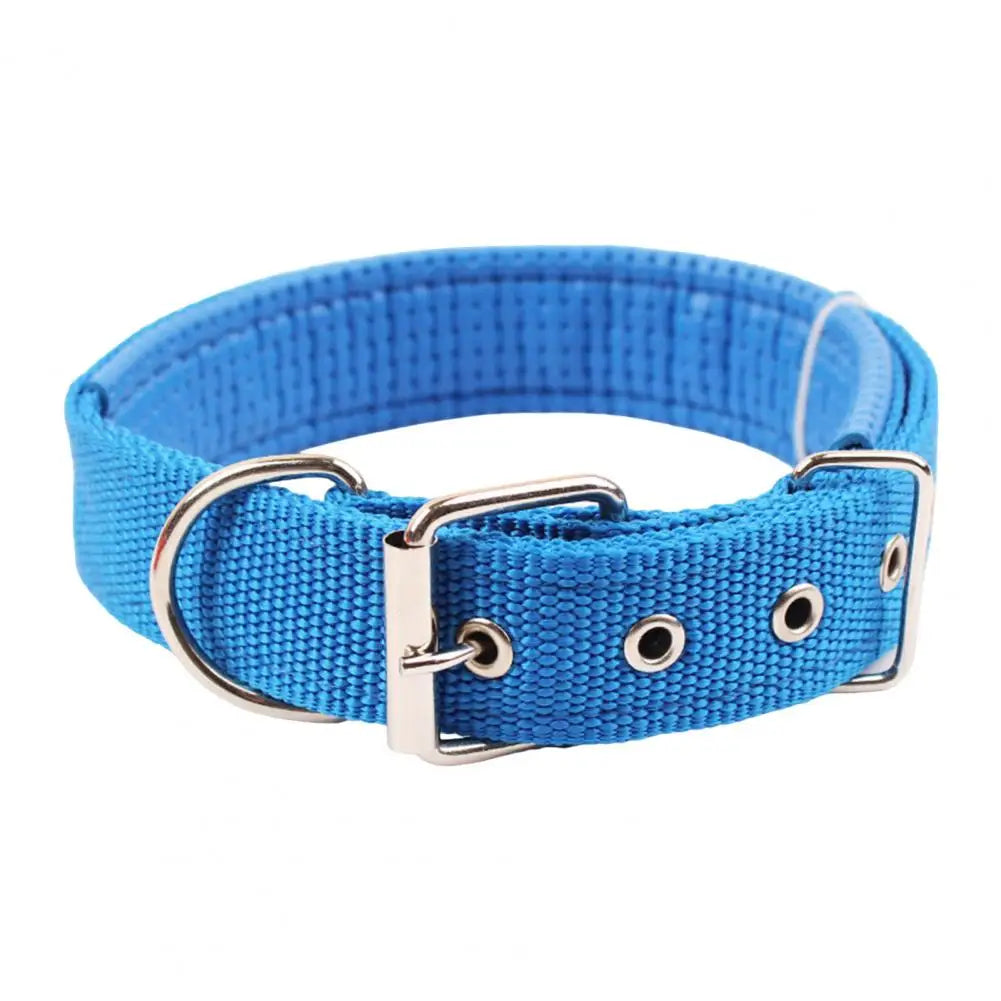 Dog Collars，Nylon，Adjustable Dog Neck Circle，Long-lasting Pet Neck Strap，with Traction Ring，Teddy Keji Pitbull，Pet Supplies