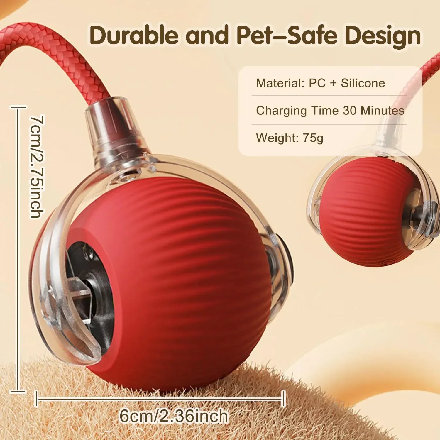 Cat Toys for Kitten Cats Ball Toys Pet Product Cat's Accessories for Home Automatic Electronic Indoor Interactive Cat Pet Toy