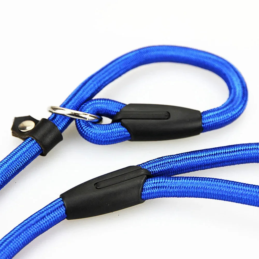 Dog Leash Slip Chains Collar Leads Strong Heavy Duty Nylon Rope No Pull Pet Training Leash for Small Dogs Puppy Traction Rope