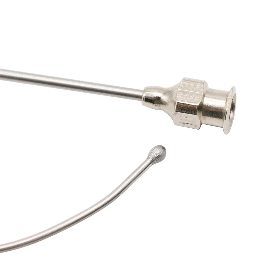 1Pc Stainless Steel feeding Tube Medicine Feeder Elbow Quail Parrot Bird Feeding Tube Small Animal Pet Feeding Tools