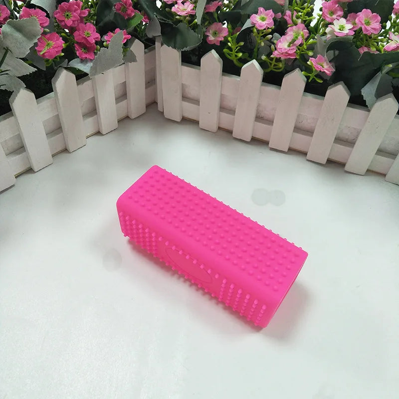 Silicone Hollow Rubber Dog Hair Brush Remover Cars Furniture Carpet Clothes Cleaner Brush for Dogs Pet Supplies Dog Hair Remover