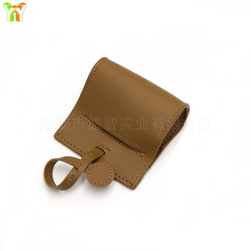 Dog Poop Bag Cover Leather Material, Dog Waste Bag Dispenser Soft Leather Puppy Poop Bag