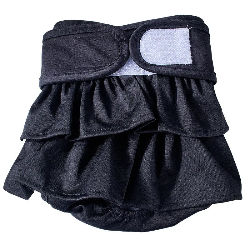 Adjustable Dog Diapers Female Reusable Washable Diapers Dog For Small Middle Solid Color Dog dress Cutey Pet supplies