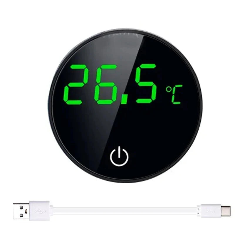 8 Styles Cordless Aquarium Thermometer Lcd Digital External Thermometer Glass Thermometer Fish Tank Mini Suction Cup Thermometer