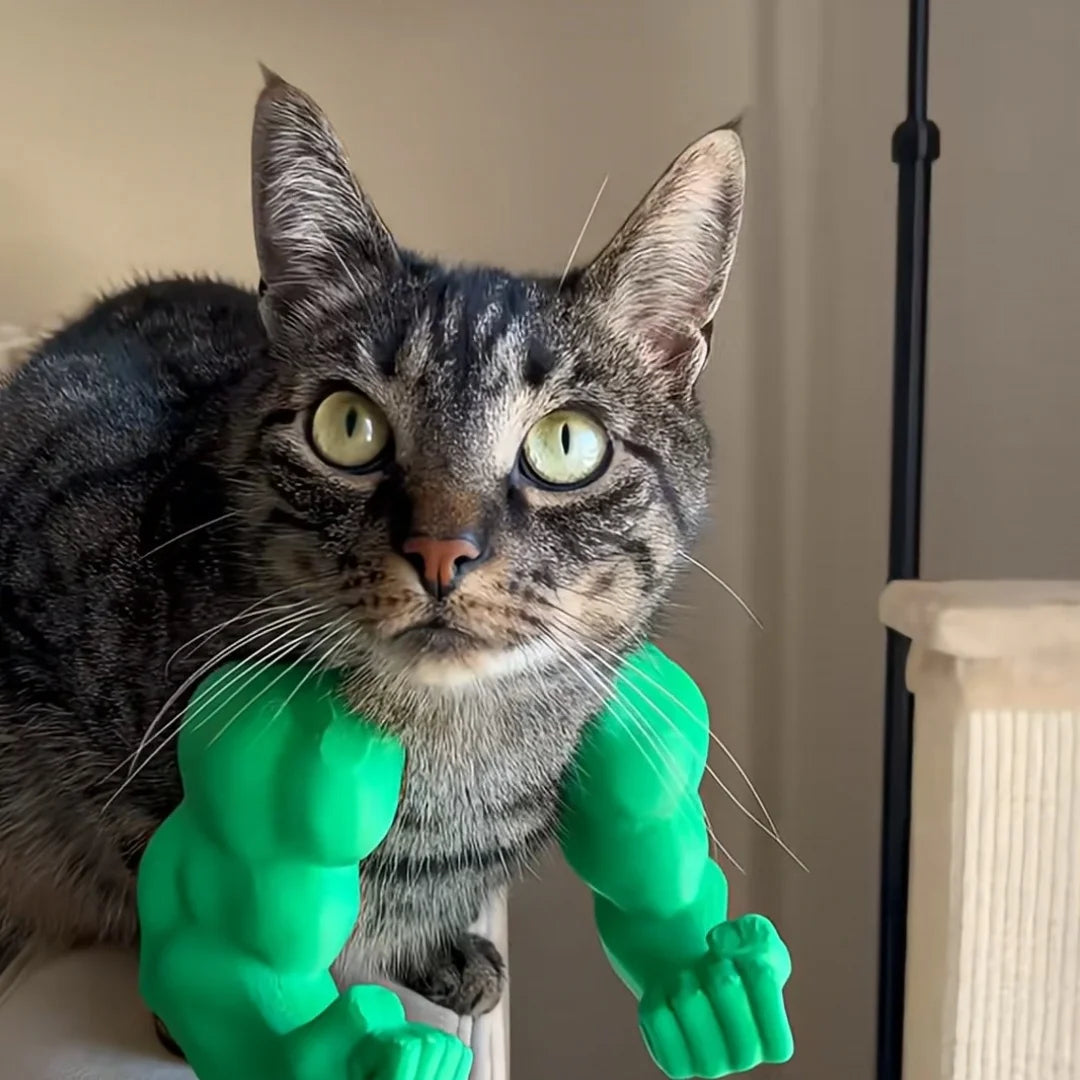 Cat Muscle Arm 3D Printed Neck Arm With Muscle Pet Cosplay Costume Accessories For Halloween Birthday Party Supplies Pet Product