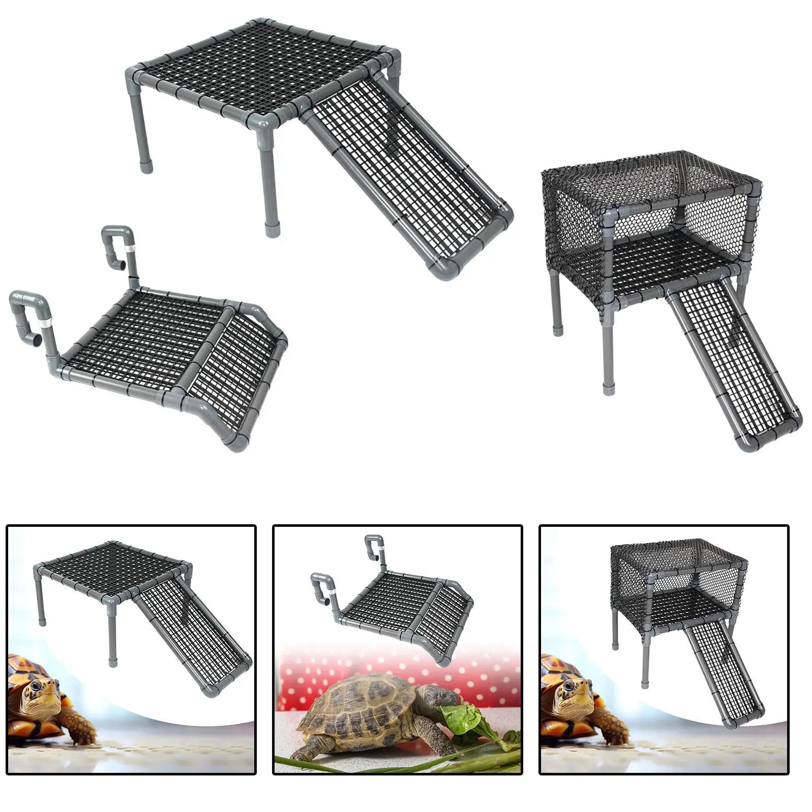 Turtle Basking Platform Reptile Tank Ladder for Tortoises Small Reptiles
