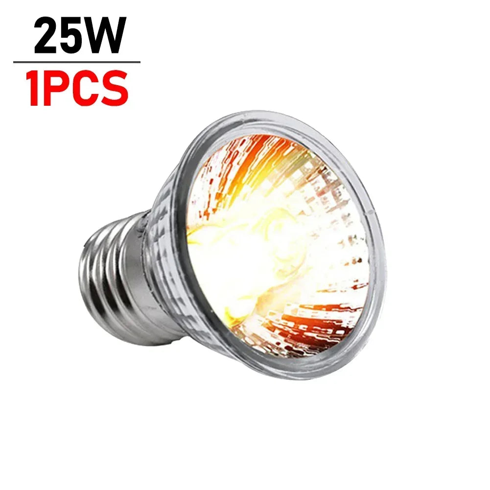 5/1PCS UVB Reptile Heating Lamp Bulb Turtle Basking Promoting Pet Growth Lamp High Quality Sunlamp for Amphibians 25/50/75W