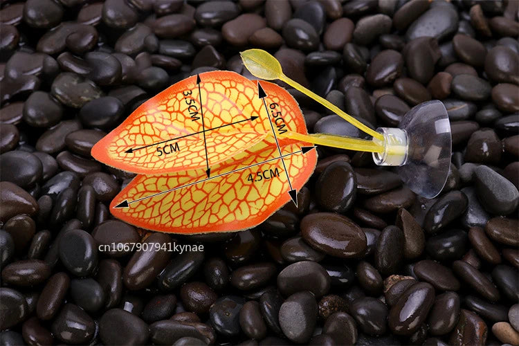 1pcs Fish Tank Artificial Leaf Fish Rest Bed Decor Aquarium Decoration Floating Bed Leaf Hammock FightingPerch Betta Spawning