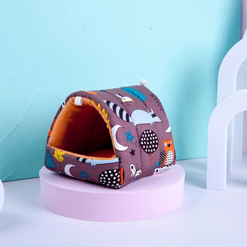 Rodent Hammock Guinea Pig Bed Hamster Bed Rodents Ferret Hammock Guinea Pig Accessories Chinchilla House Pet Guinea Pig Goods