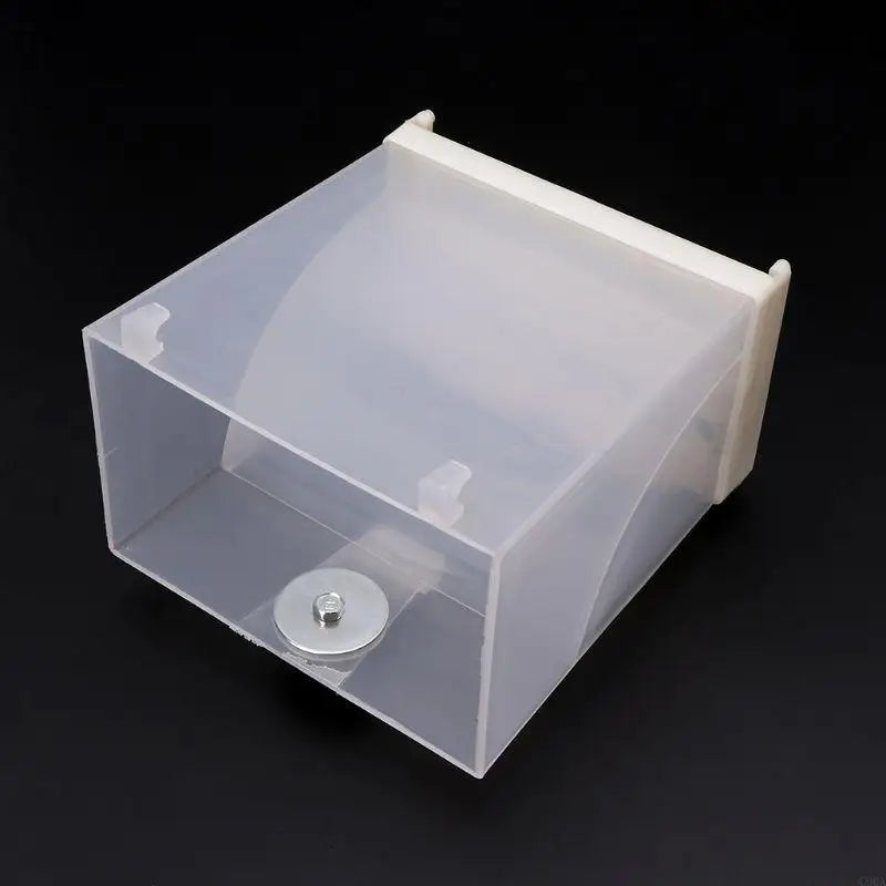 C90A Acrylic Bird Feeder Large Capacity Clear Container Automatic Dispenser