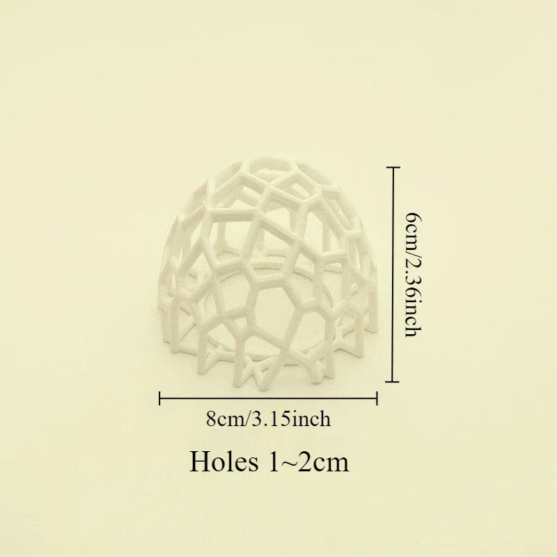 3D-printed Aquarium Cave Shelter Hidden House for Small Fish, Shrimp and Crab, Fish Bowl Decorations Ornaments