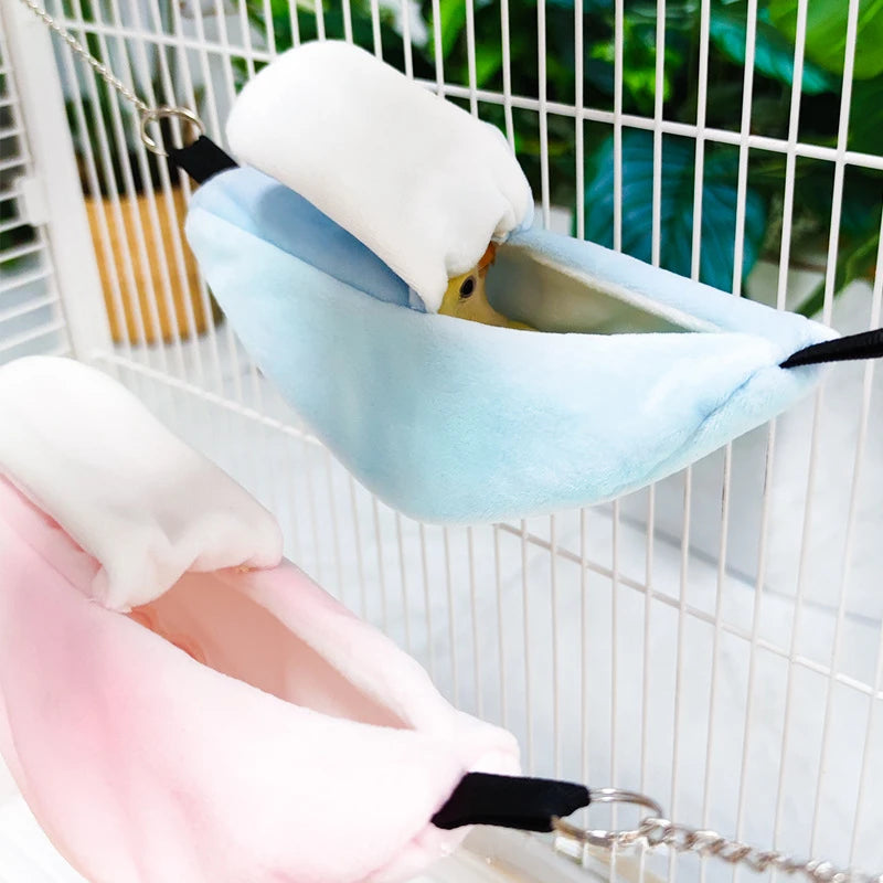 Banana Hamster Bed House Hammock Small Animal Warm Bed House Cage Nest Hamster Accessory for Sugar Glider Hamster Small Bird Pet