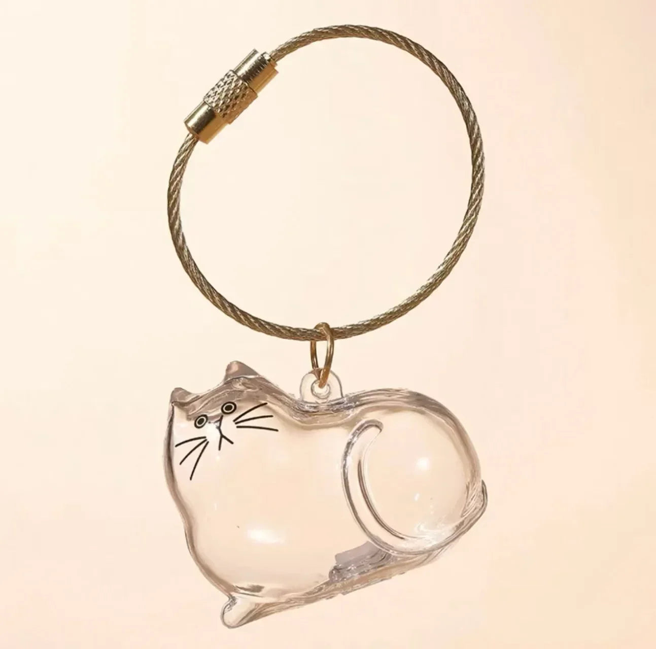 Dog Hair Collection Pendant Dog Hair Storage Box Bag Charm Pet Pendant Transparent Hair Storage Capsule Dog Souvenirs