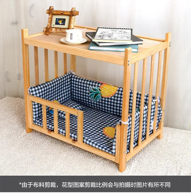 Off the Ground Solid Wood Pet Bed Four Season Universal Dog Bed Small to Large Teddy Bed at Special Price