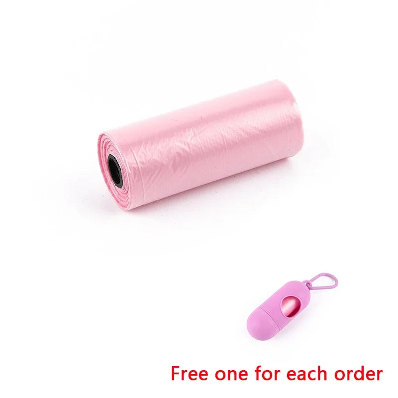 120 Rolls Dog Poop Bag 15 Bags/ Roll Large Cat Waste Bags Doggie Outdoor Home Clean Refill Garbage Bag Pet Supplies